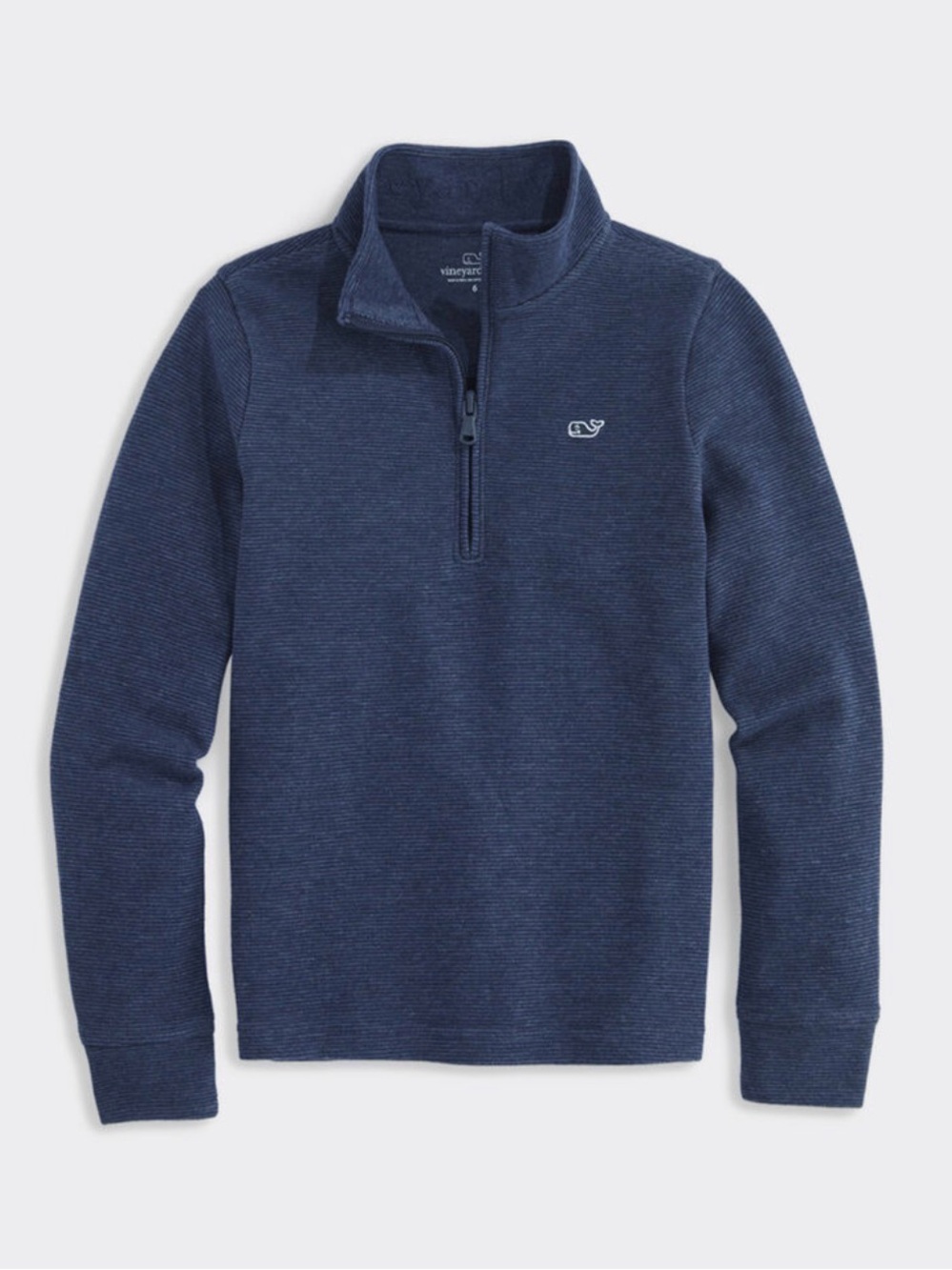 Vineyard Vines boys quarter zip saltwater